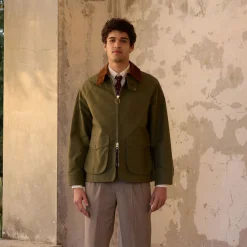 HAST Blouson en coton ciré> Manteaux Et Blousons