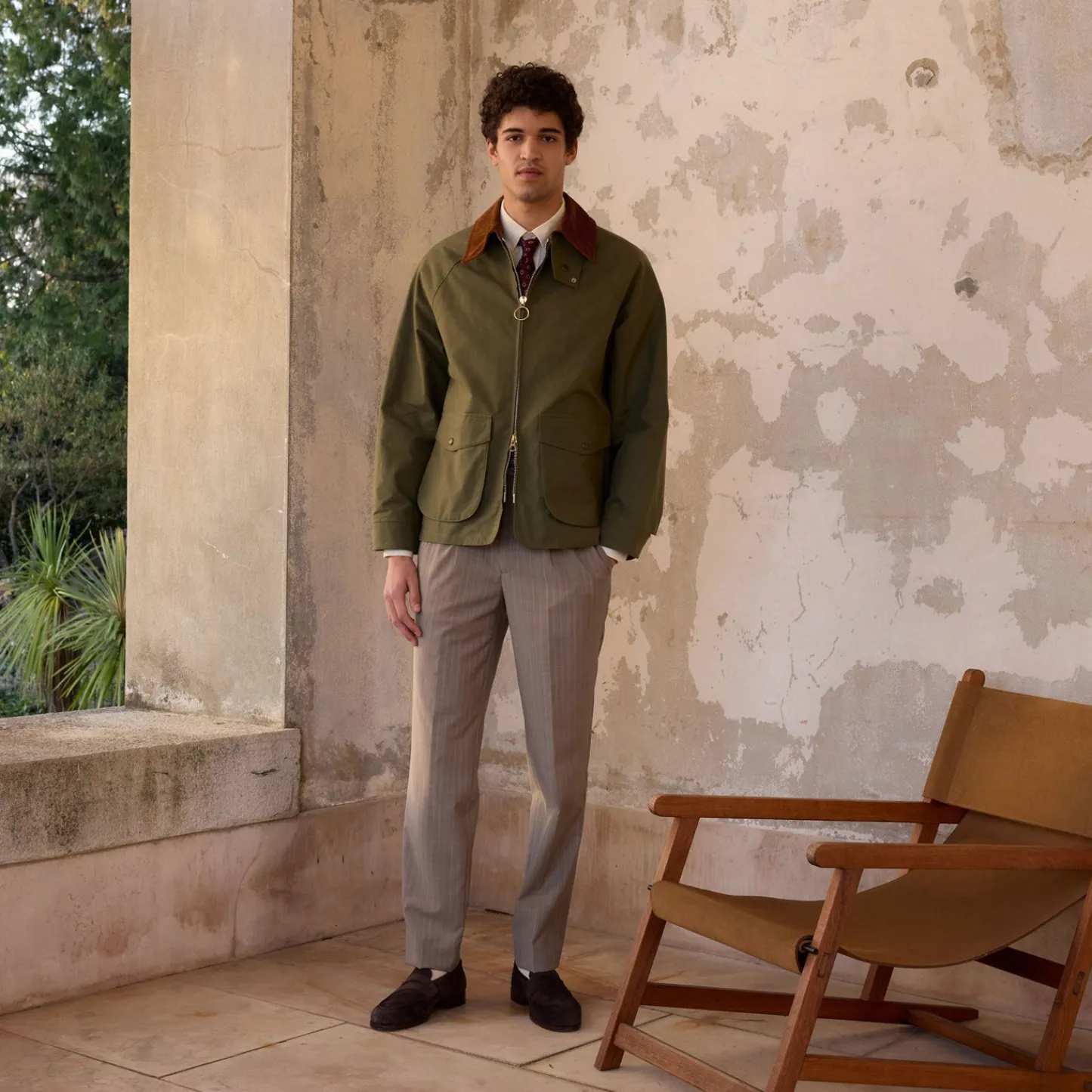 HAST Blouson en coton ciré> Manteaux Et Blousons
