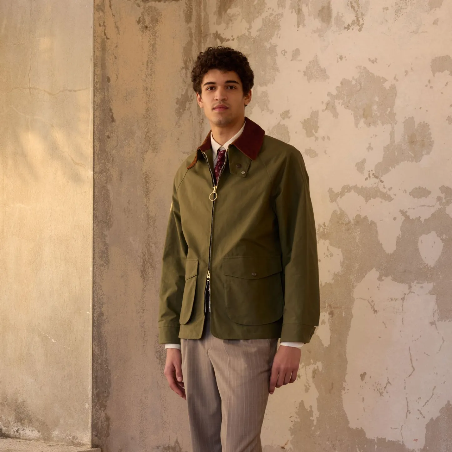 HAST Blouson en coton ciré> Manteaux Et Blousons