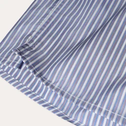 HAST Caleçon upcyclé à rayures bleues et rouges> Caleçons