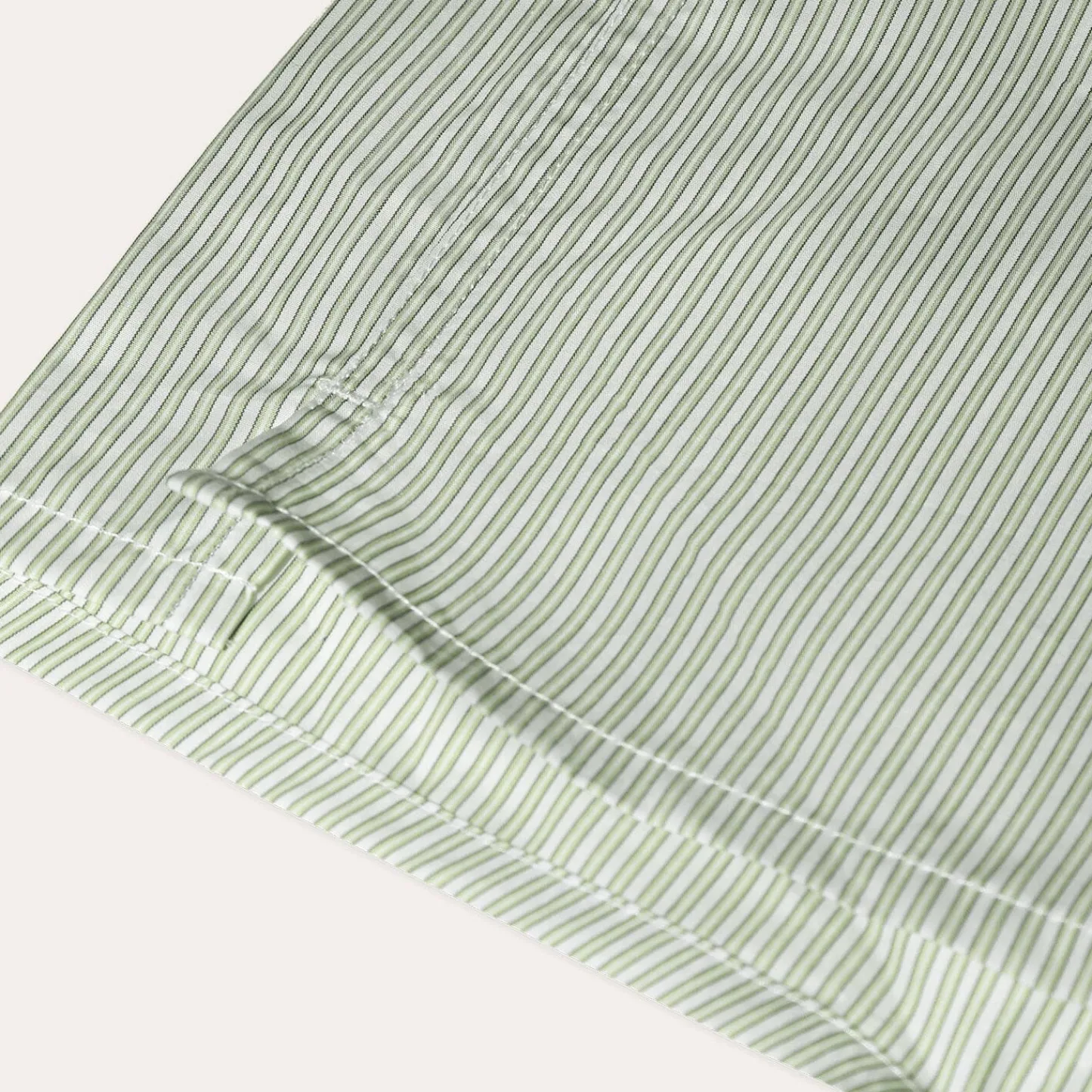 HAST Caleçon upcyclé bleu à rayures vertes et blanches> Caleçons