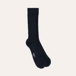 HAST Chaussettes marine en laine mérinos> Chaussettes