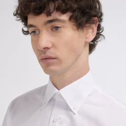 HAST Chemise cintrée double retors en popeline blanche> Cintrée | Chemises Blanches