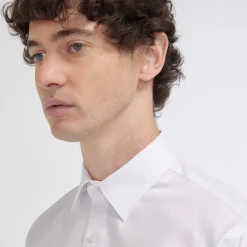 HAST Chemise cintrée en chevron blanche> Cintrée | Chemises Blanches