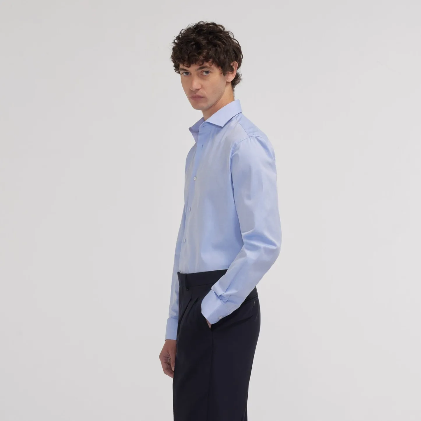 HAST Chemise cintrée en chevron e> Cintrée | Chemises Formelles