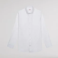 HAST Chemise cintrée en chevron blanche><noscript><img width=