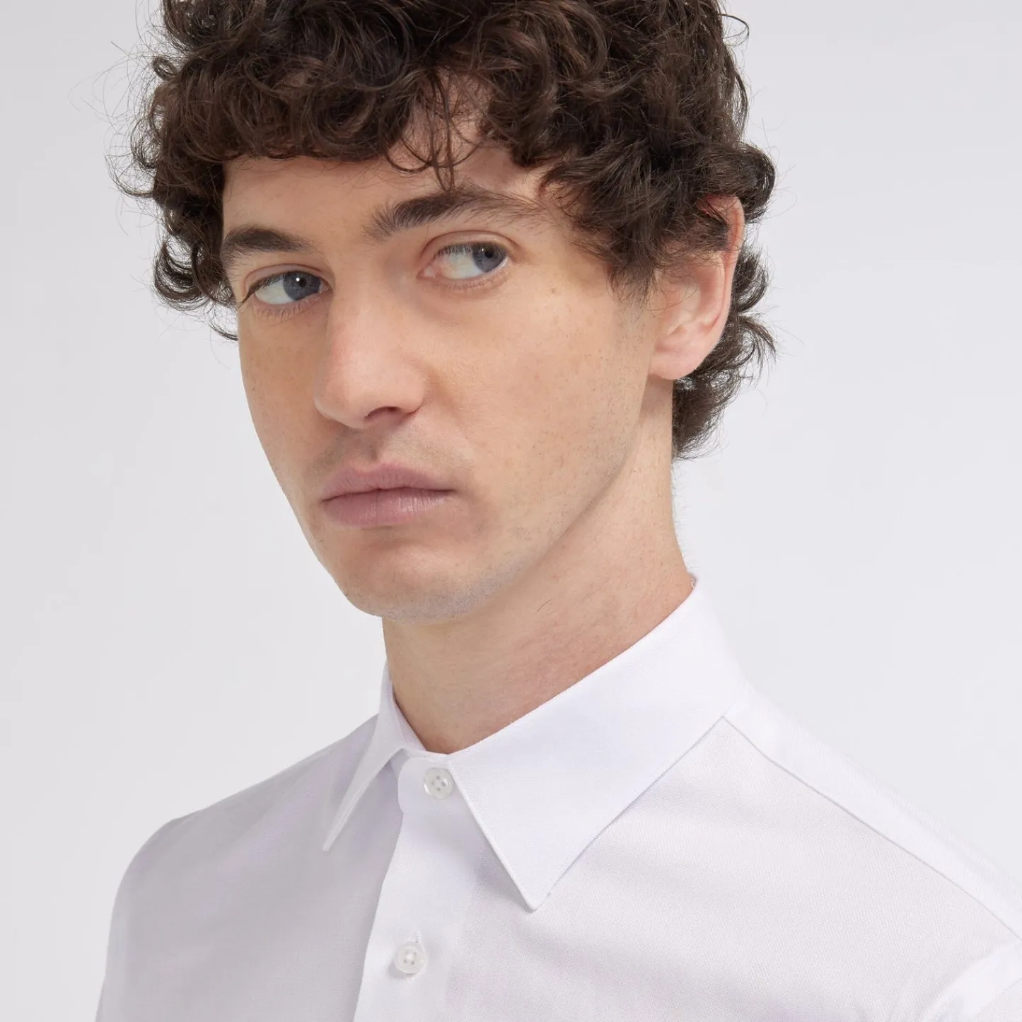 HAST Chemise cintrée en dobby blanche> Cintrée | Chemises Blanches