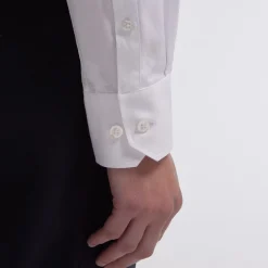 HAST Chemise cintrée en dobby blanche><noscript><img width=