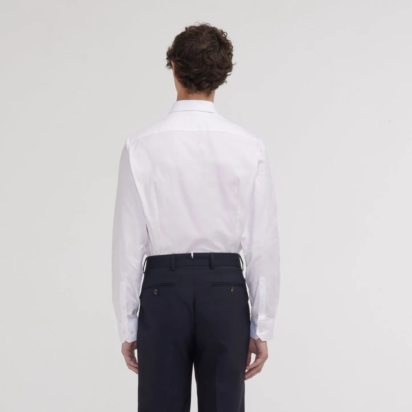 HAST Chemise cintrée en dobby blanche> Cintrée | Chemises Blanches