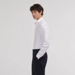 HAST Chemise cintrée en dobby blanche><noscript><img width=