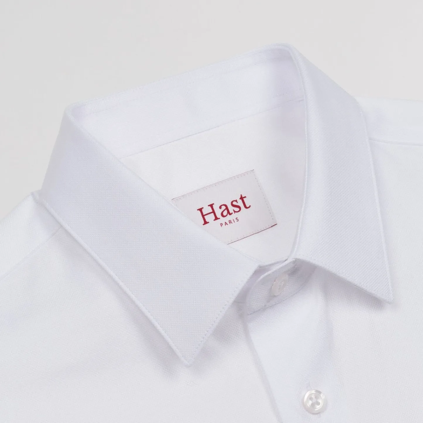 HAST Chemise cintrée en dobby blanche> Cintrée | Chemises Blanches
