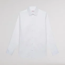 HAST Chemise cintrée en dobby blanche><noscript><img width=