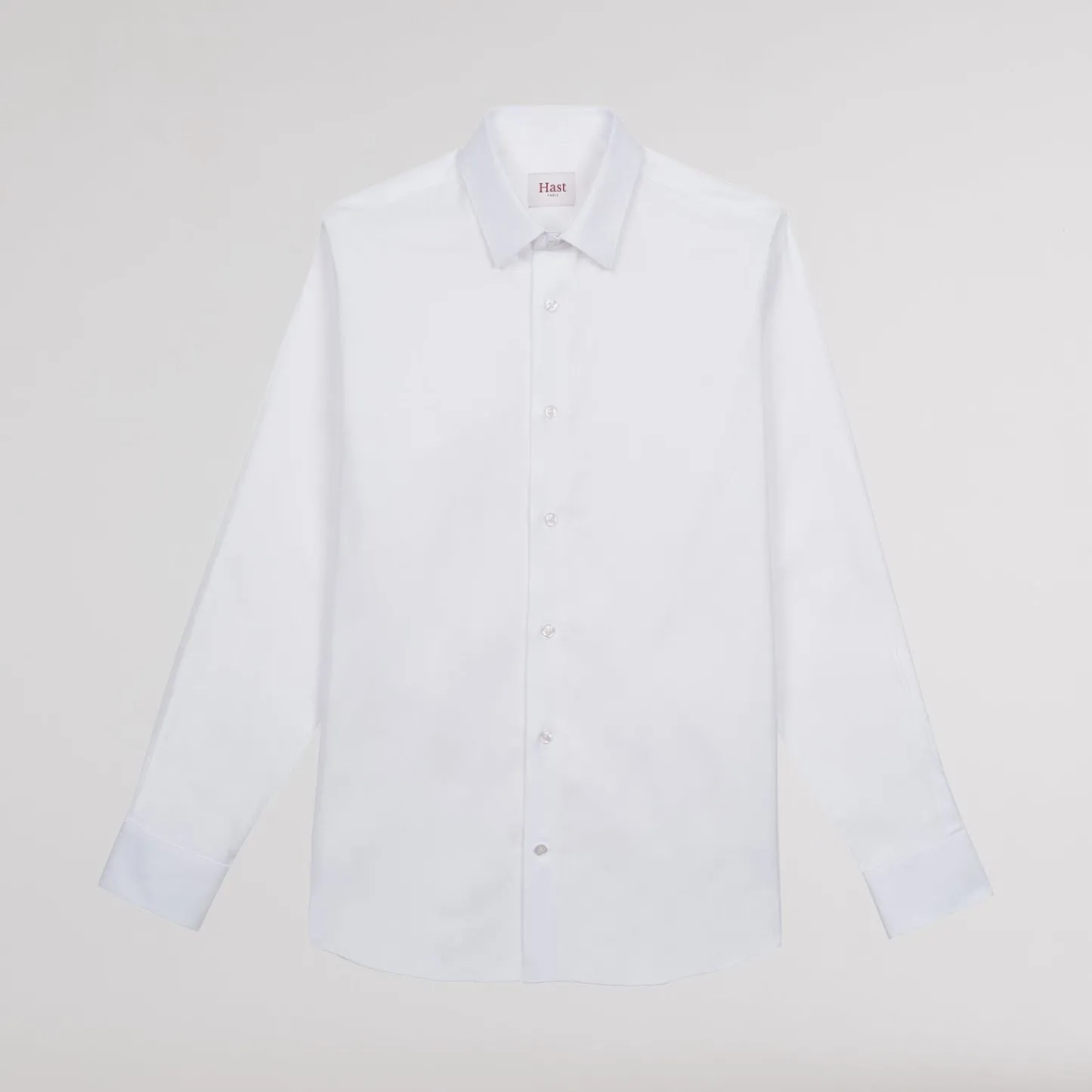 HAST Chemise cintrée en dobby blanche> Cintrée | Chemises Blanches