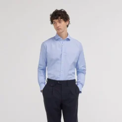 HAST Chemise cintrée en fil-à-fil double retors e> Cintrée | Chemises Formelles