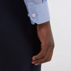 HAST Chemise cintrée en fil-à-fil double retors e><noscript><img width=