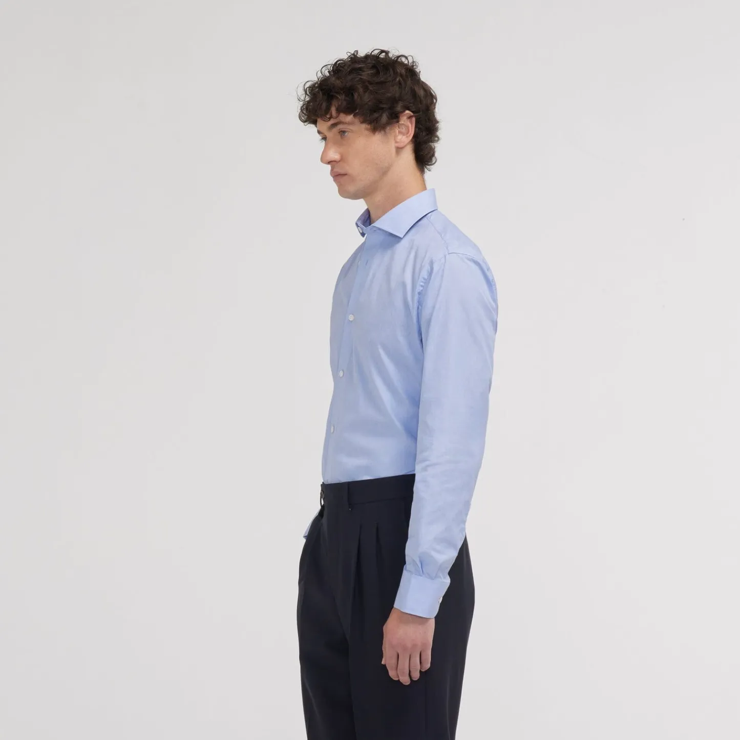 HAST Chemise cintrée en fil-à-fil double retors e> Cintrée | Chemises Formelles