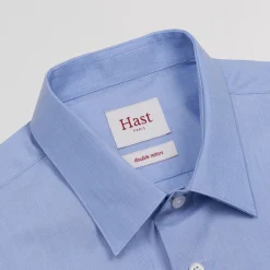 HAST Chemise cintrée en fil-à-fil double retors e><noscript><img width=