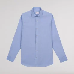 HAST Chemise cintrée en fil-à-fil double retors e><noscript><img width=