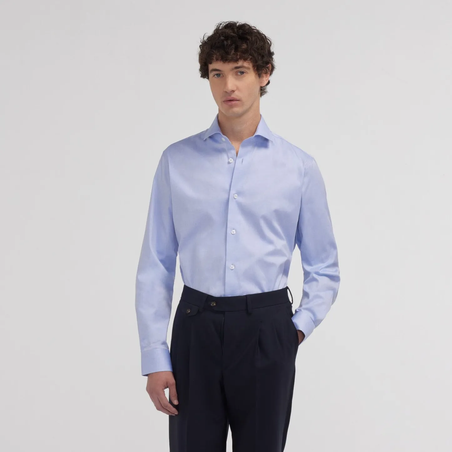 HAST Chemise cintrée en oxford double retors e> Cintrée | Chemises Formelles
