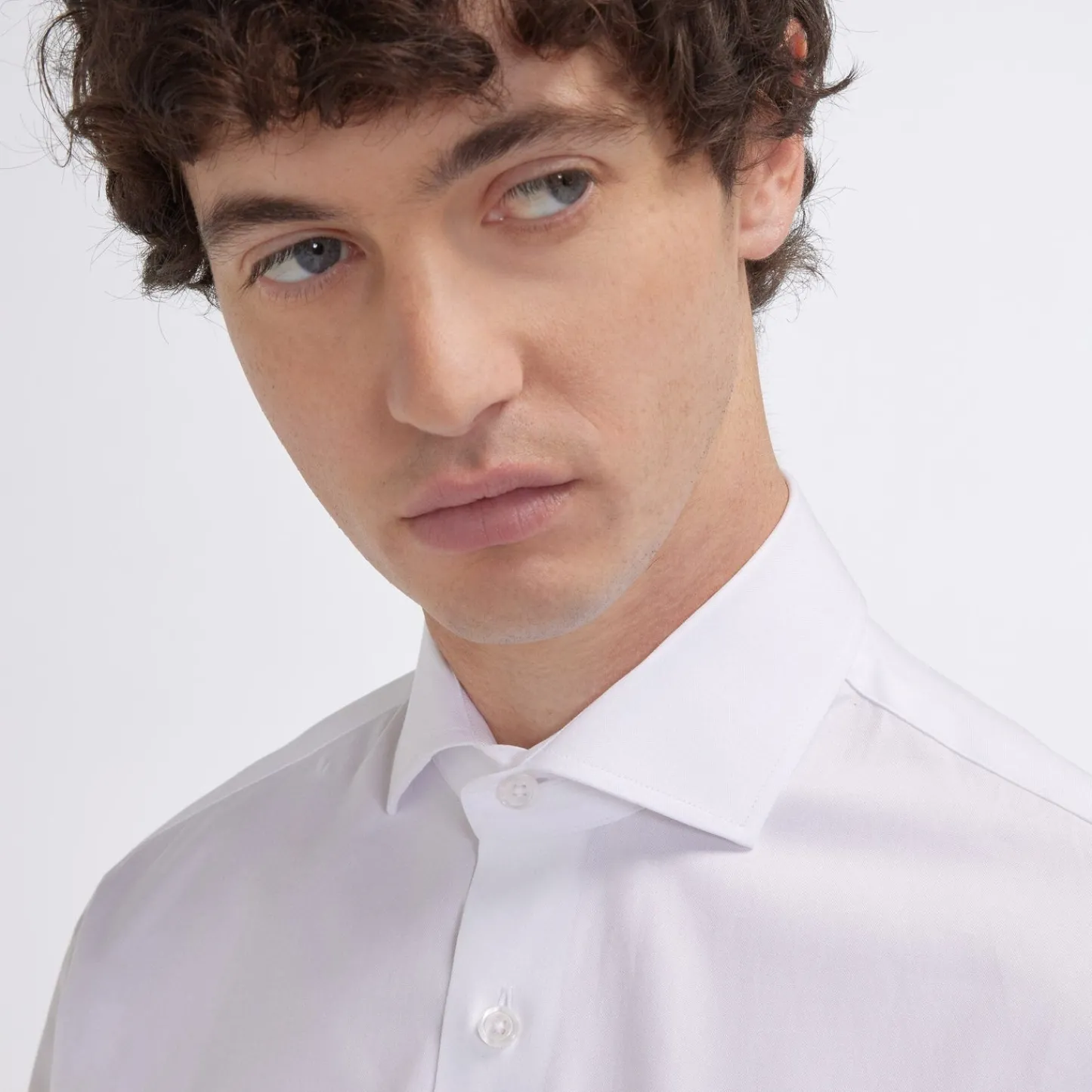 HAST Chemise cintrée en oxford double retors he> Cintrée | Chemises Blanches