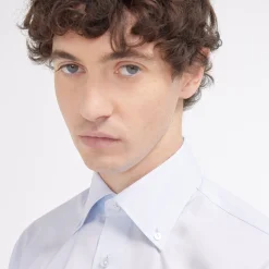 HAST Chemise cintrée en oxford double retors> Cintrée | Chemises Bleues