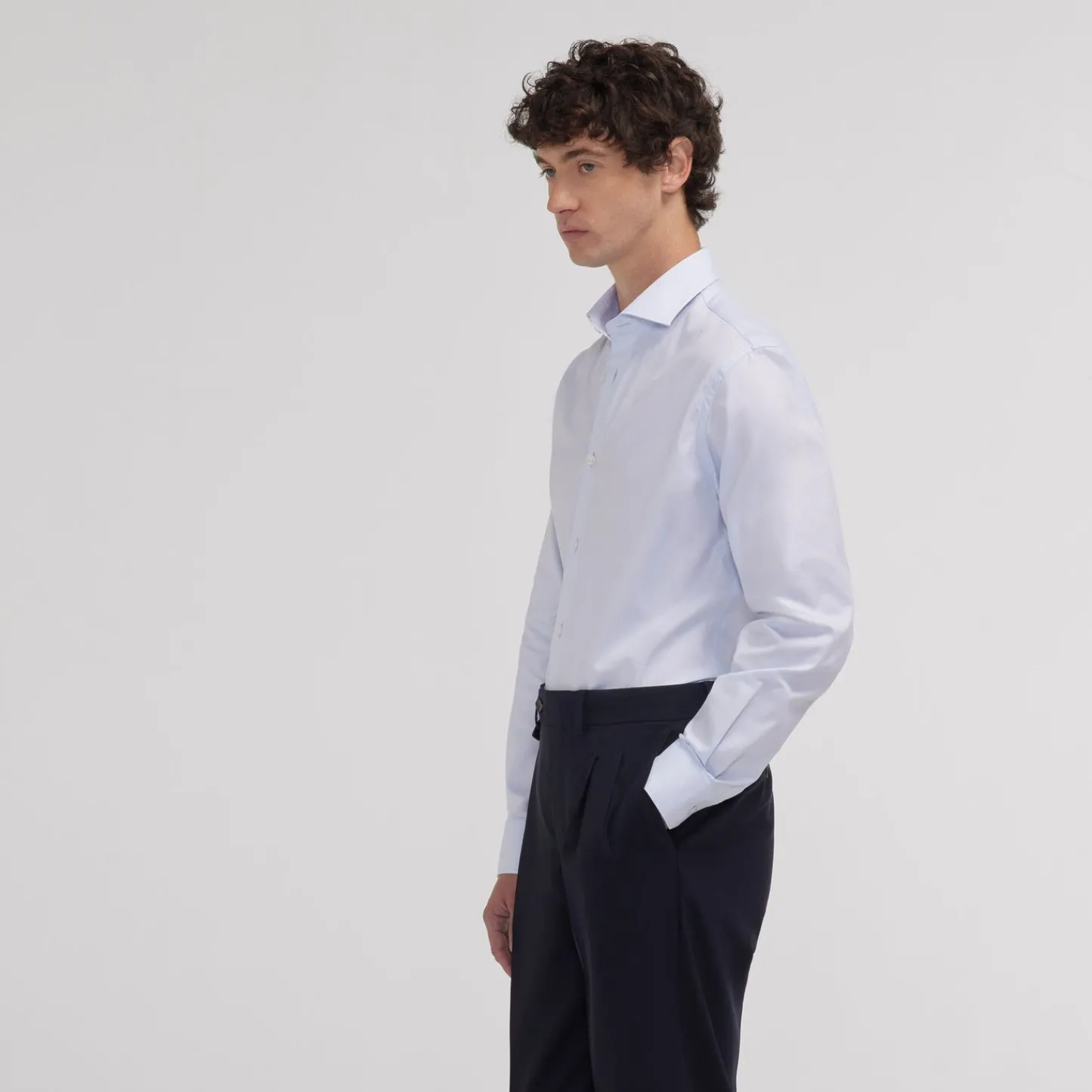 HAST Chemise cintrée en oxford double retors> Les Essentiels | Cintrée