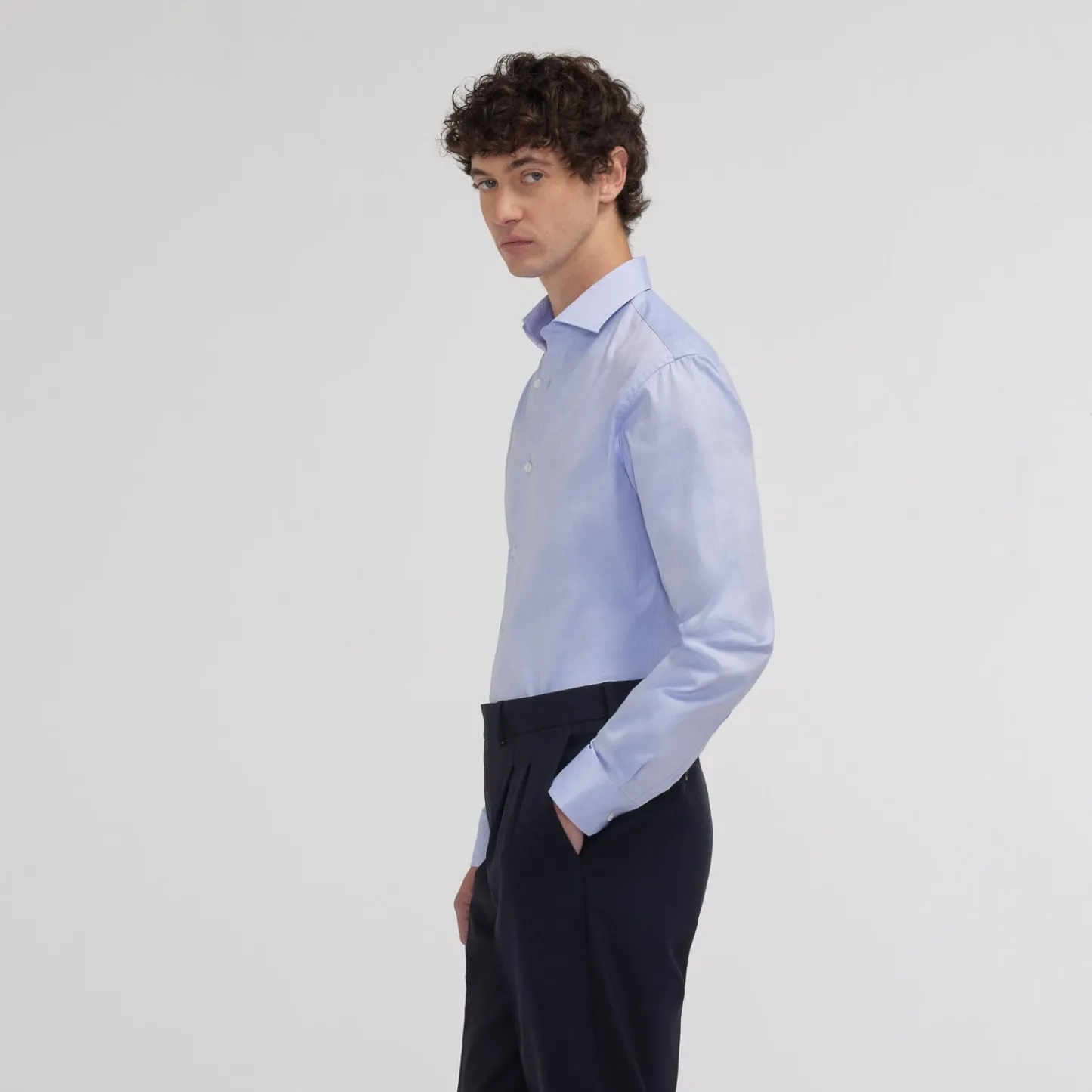 HAST Chemise cintrée en oxford double retors e> Cintrée | Chemises Formelles