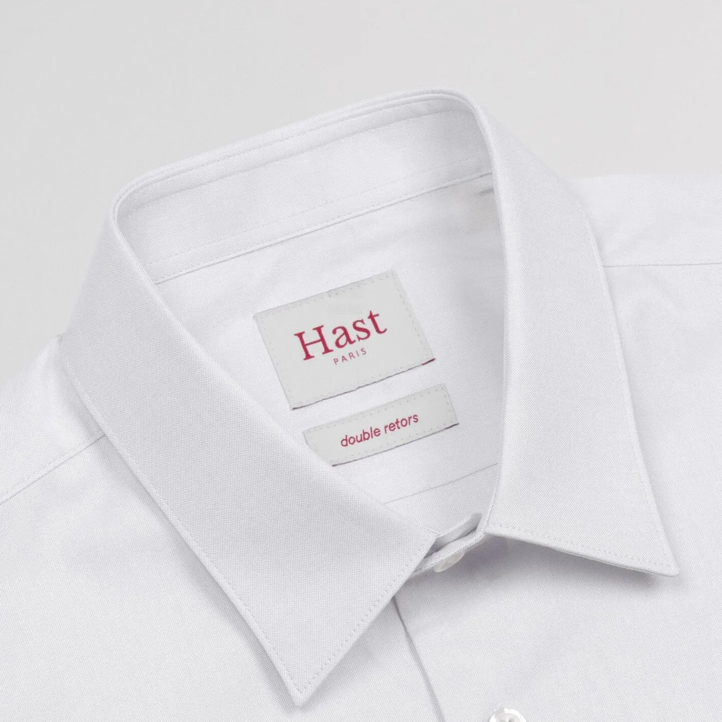 HAST Chemise cintrée en oxford double retors he> Cintrée | Chemises Blanches
