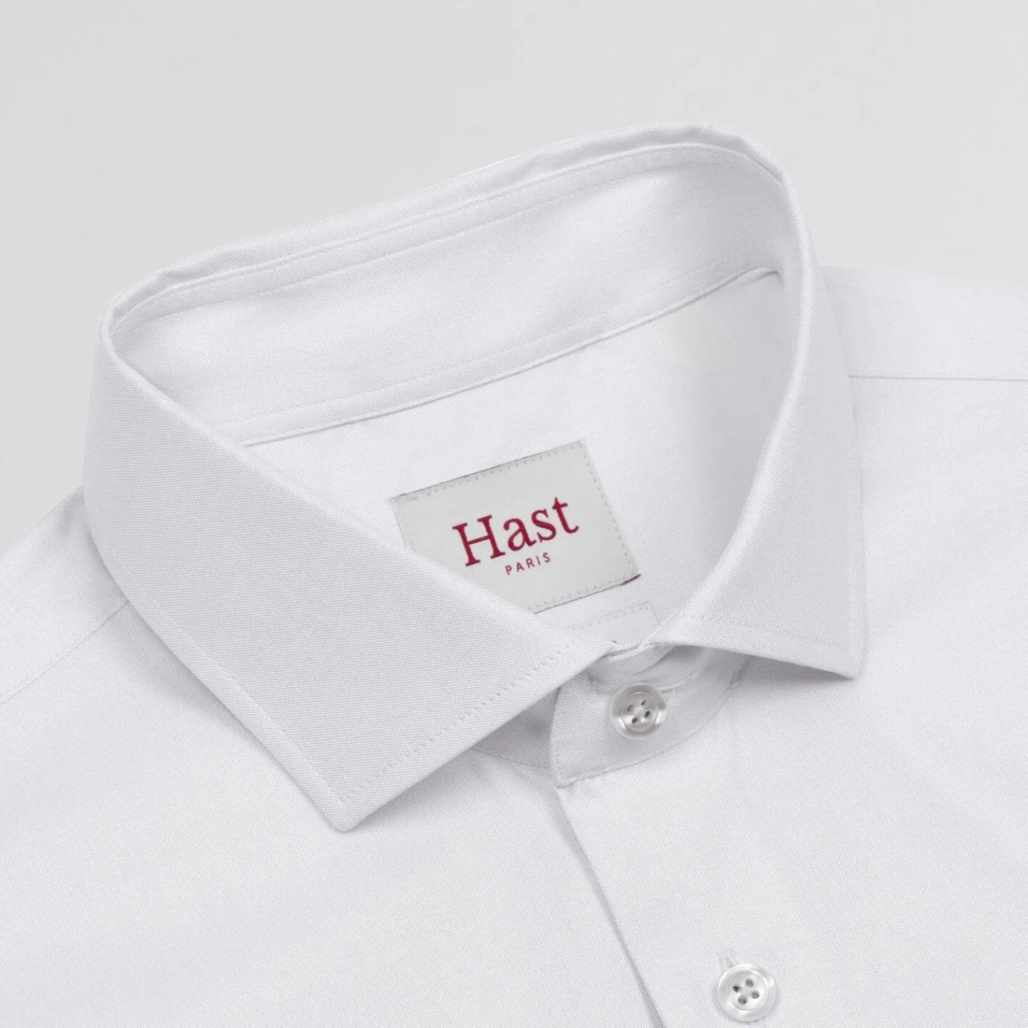 HAST Chemise cintrée en oxford double retors he> Cintrée | Chemises Blanches