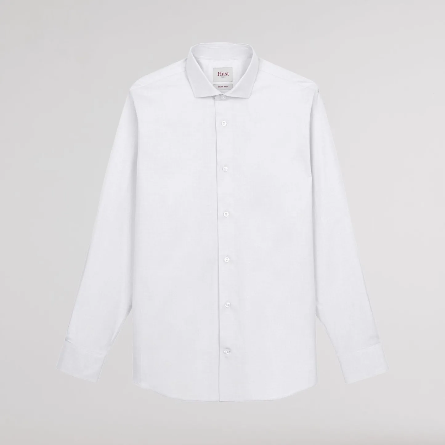 HAST Chemise cintrée en oxford double retors he> Cintrée | Chemises Blanches