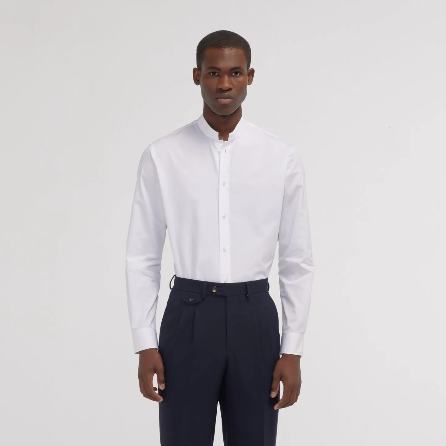 HAST Chemise cintrée en popeline double retors blanche> Cintrée | Chemises Blanches