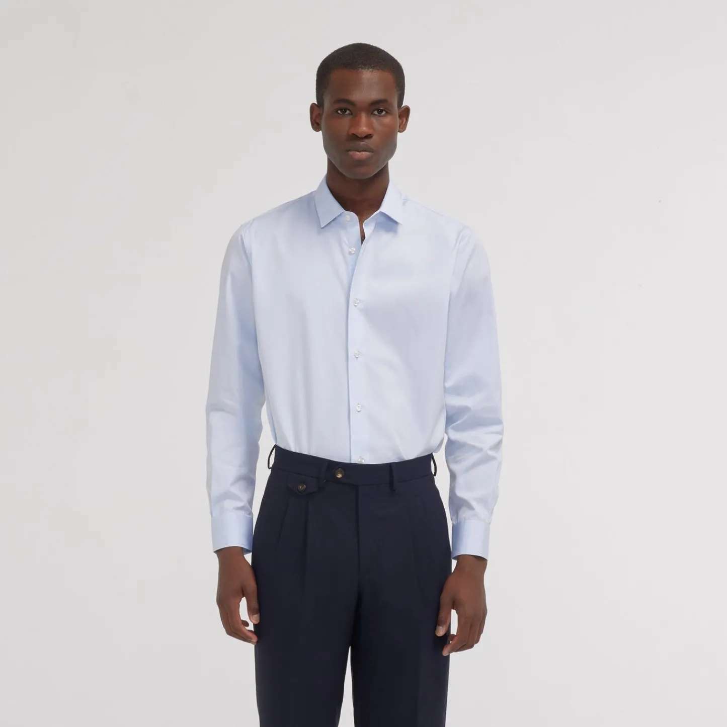 HAST Chemise cintrée en popeline double retors> Cintrée | Chemises Bleues