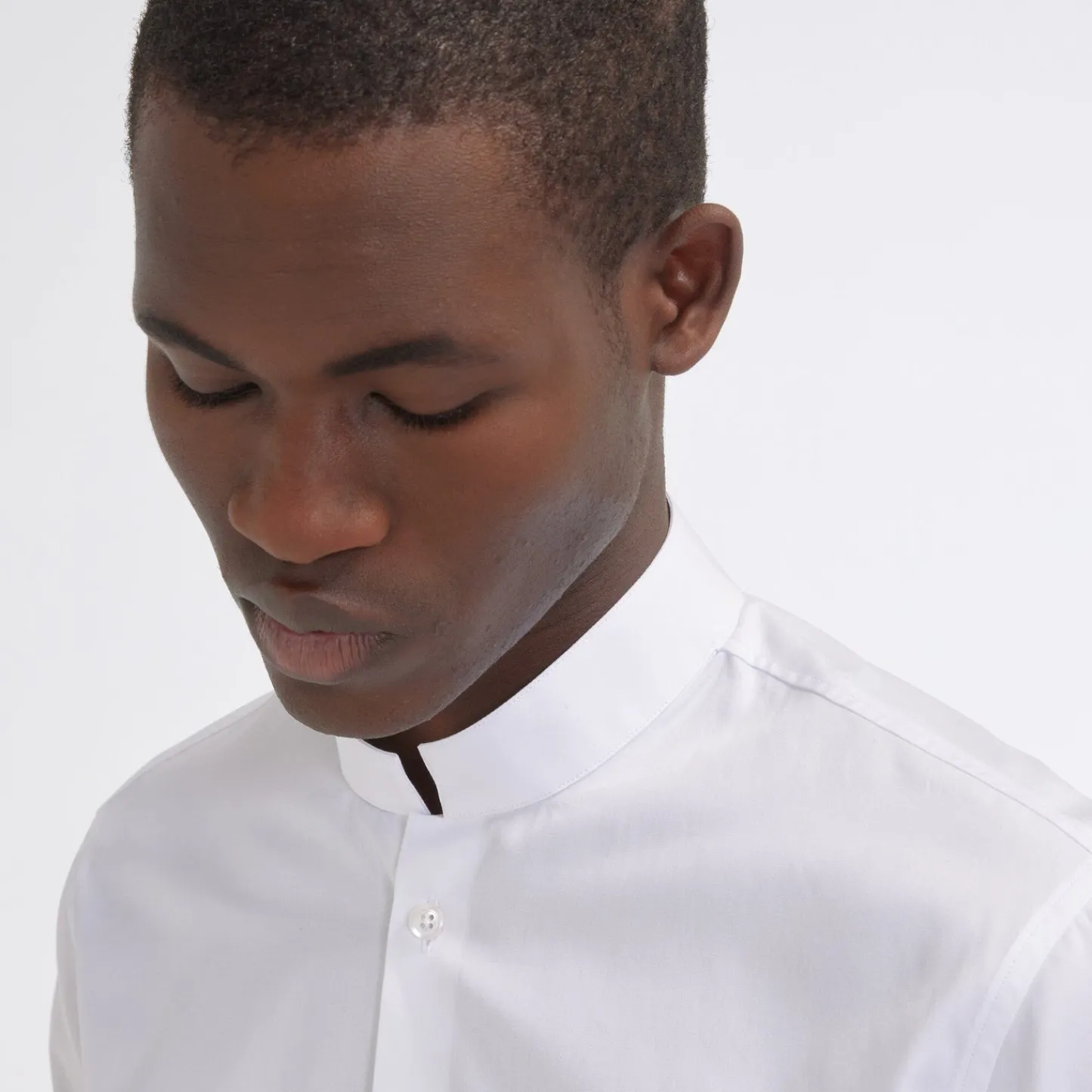 HAST Chemise cintrée en popeline double retors blanche> Cintrée | Chemises Blanches