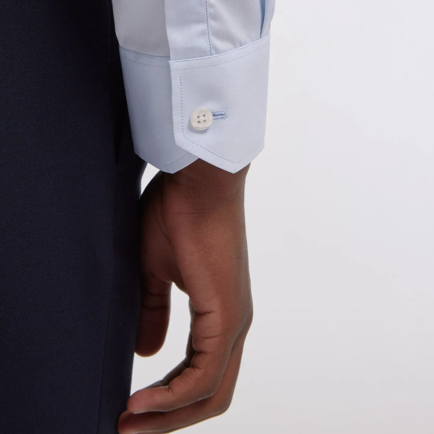 HAST Chemise cintrée en popeline double retors> Cintrée | Chemises Bleues
