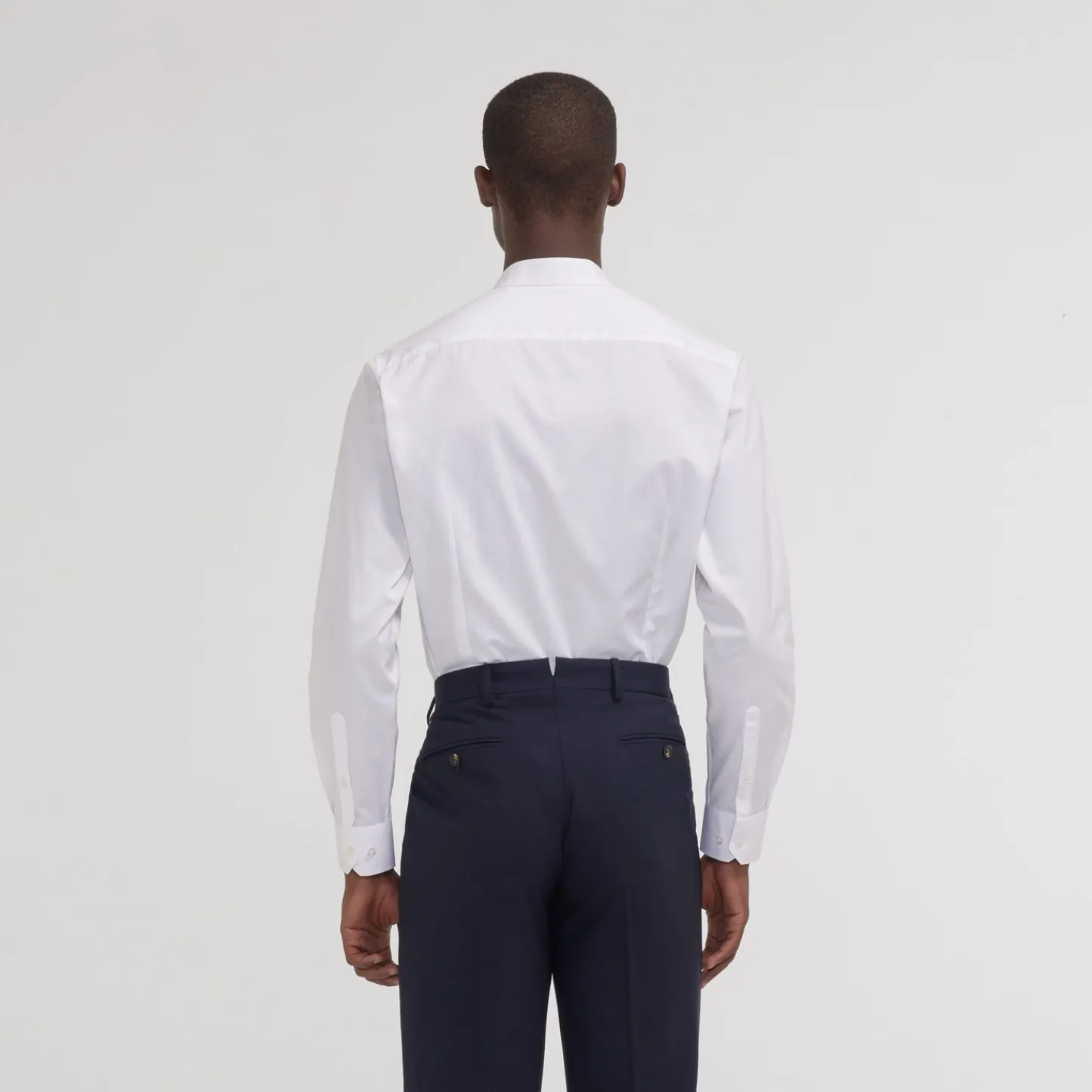 HAST Chemise cintrée en popeline double retors blanche> Cintrée | Chemises Blanches