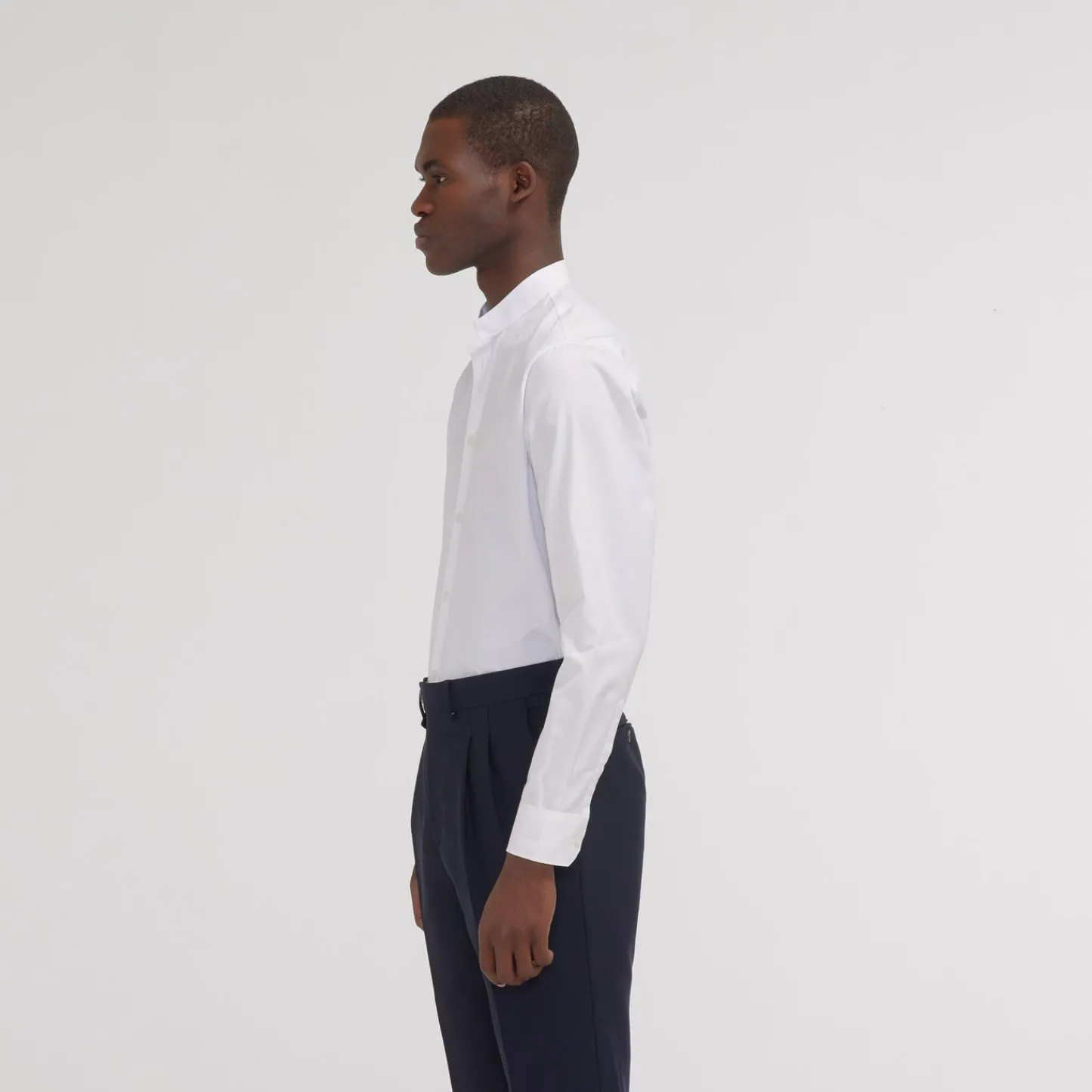 HAST Chemise cintrée en popeline double retors blanche> Cintrée | Chemises Blanches