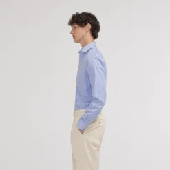 HAST Chemise cintrée en popeline double retors vichy e><noscript><img width=