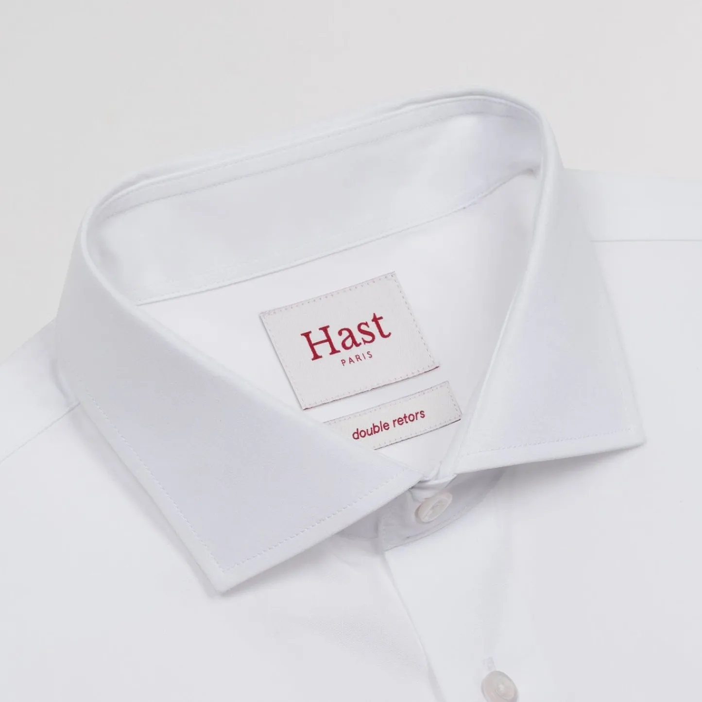 HAST Chemise cintrée en popeline double retors he> Les Essentiels | Cintrée