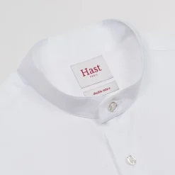 HAST Chemise cintrée en popeline double retors blanche><noscript><img width=