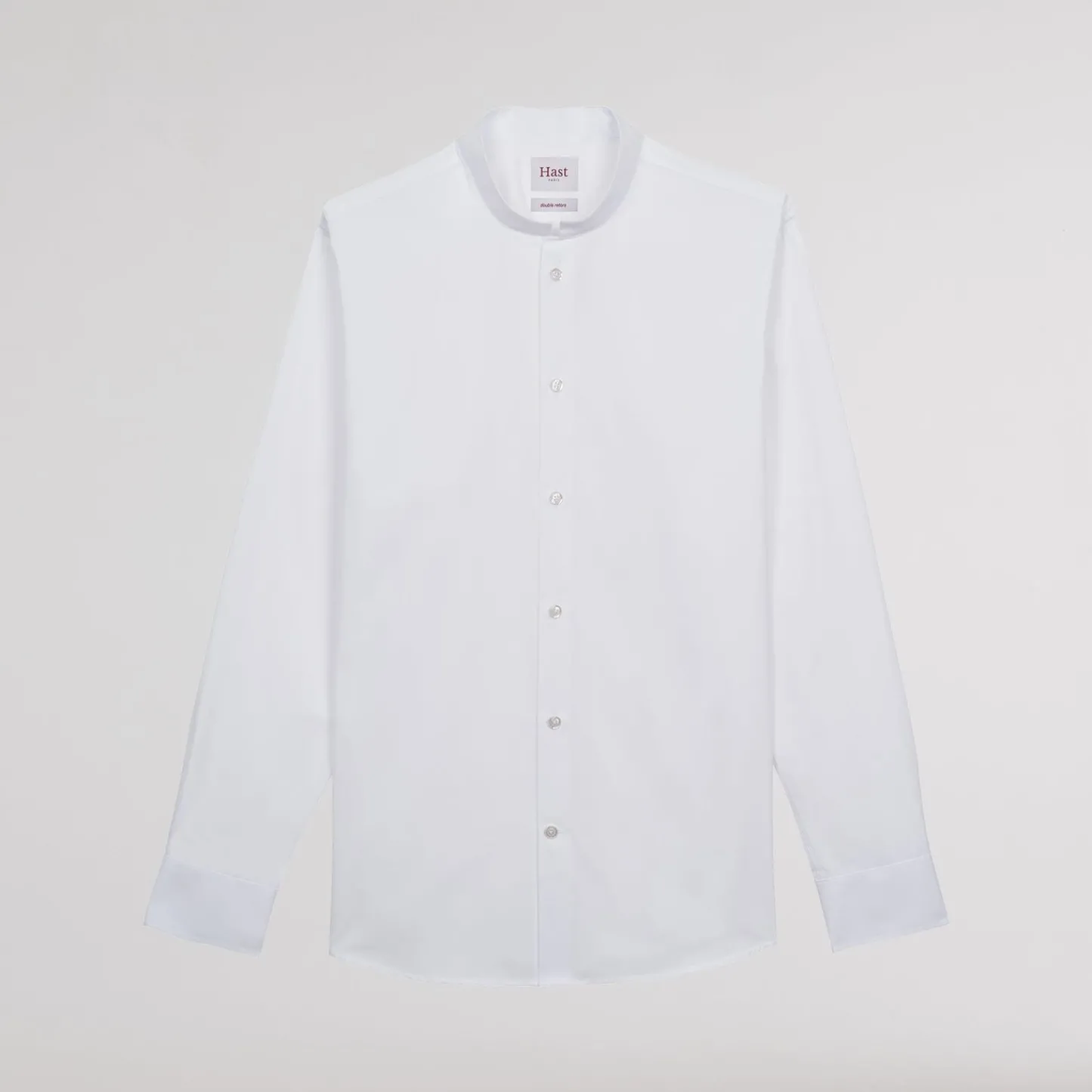 HAST Chemise cintrée en popeline double retors blanche> Cintrée | Chemises Blanches