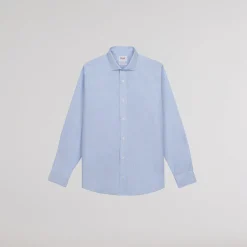 HAST Chemise cintrée en popeline double retors à petites rayures es><noscript><img width=