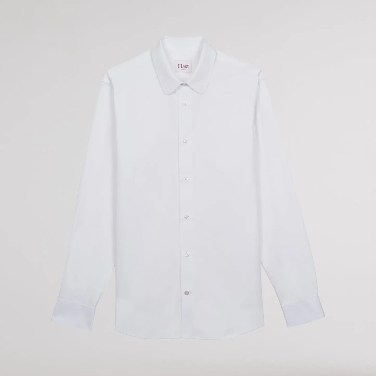 HAST Chemise cintrée en popeline double retors blanche> Cintrée | Chemises Blanches