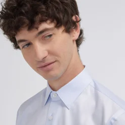HAST Chemise cintrée en twill double retors> Cintrée | Chemises Bleues