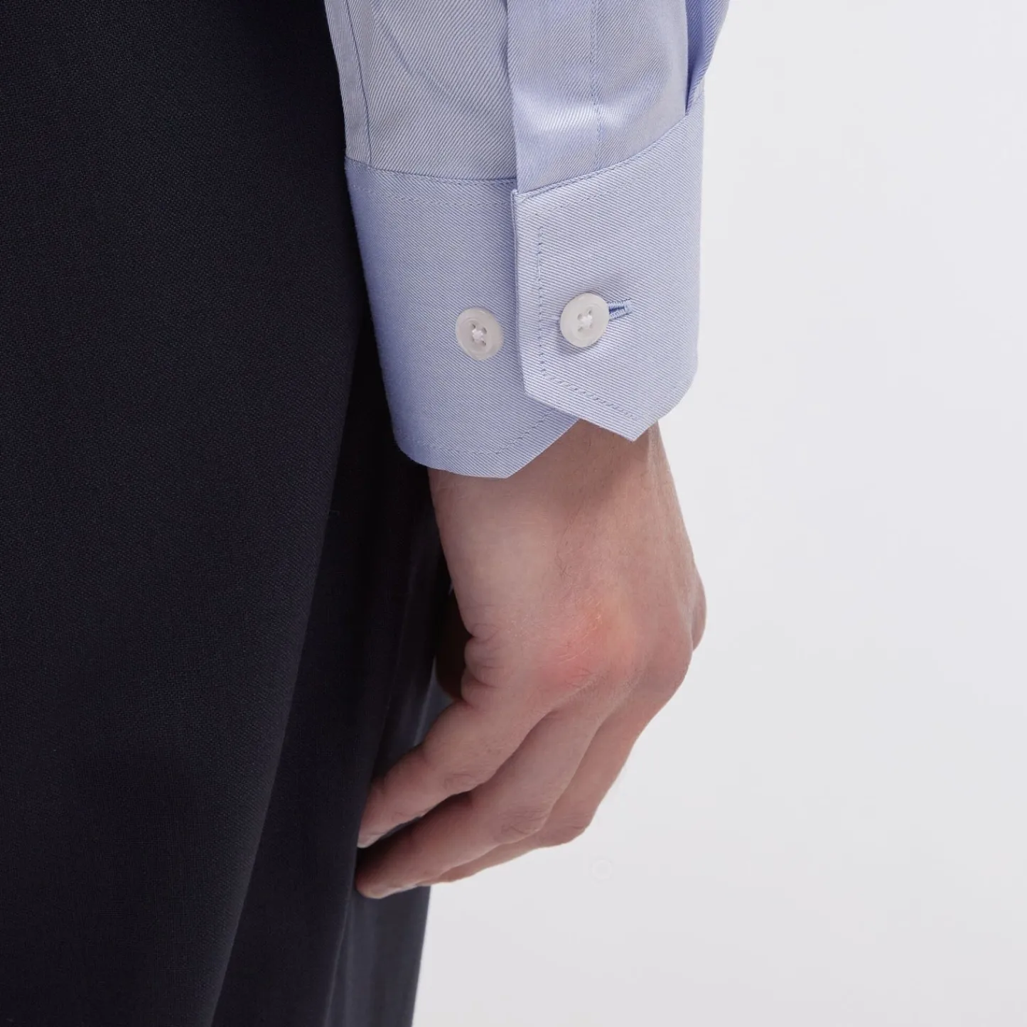 HAST Chemise cintrée en twill double retors e> Cintrée | Chemises Formelles