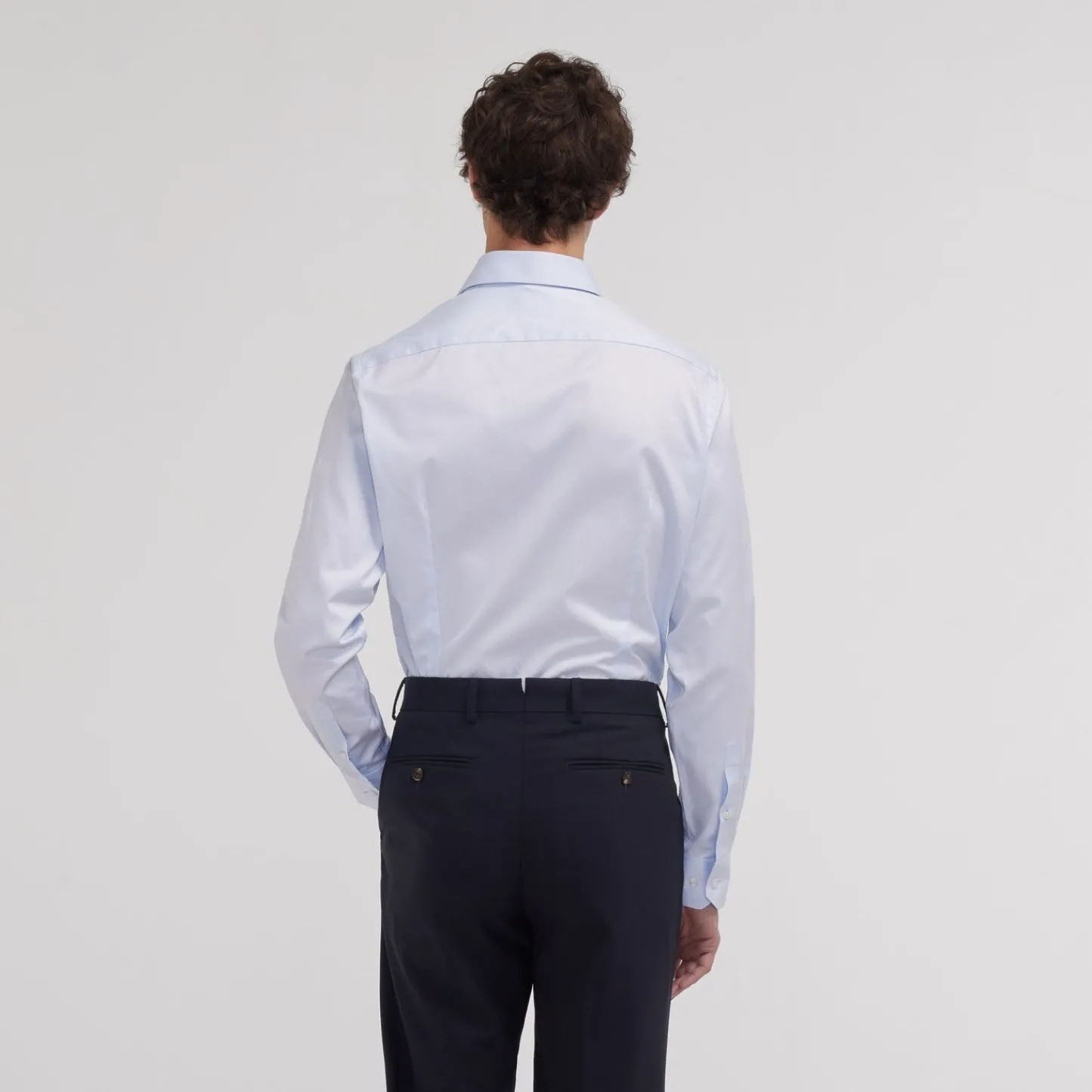 HAST Chemise cintrée en twill double retors> Cintrée | Chemises Bleues
