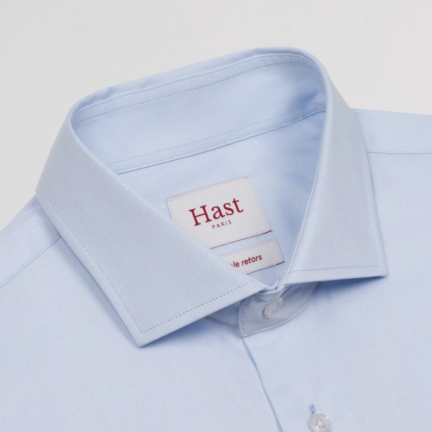HAST Chemise cintrée en twill double retors> Cintrée | Chemises Bleues
