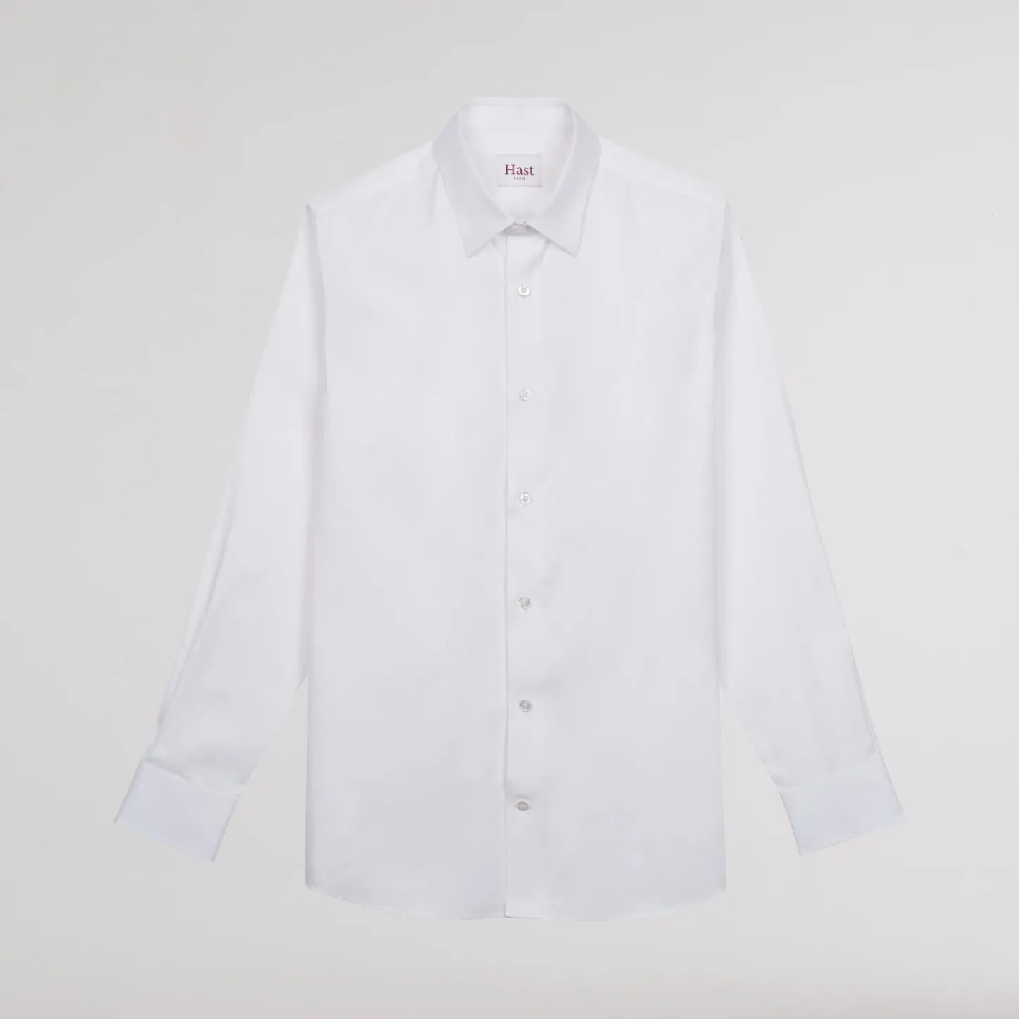 HAST Chemise cintrée en twill double retors he> Cintrée | Chemises Blanches