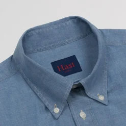 HAST Chemise en chambray bleue><noscript><img width=