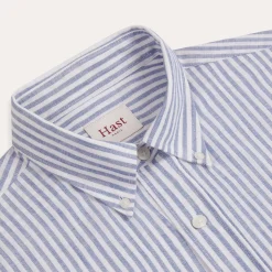 HAST Chemise en coton à rayures blanches et es><noscript><img width=