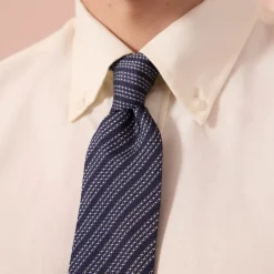 HAST Chemise en coton et lin écrue> Classique | Chemises Blanches